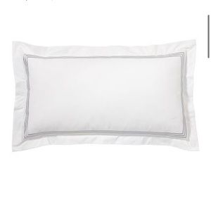 White Pottery Barn King Pillow Shams